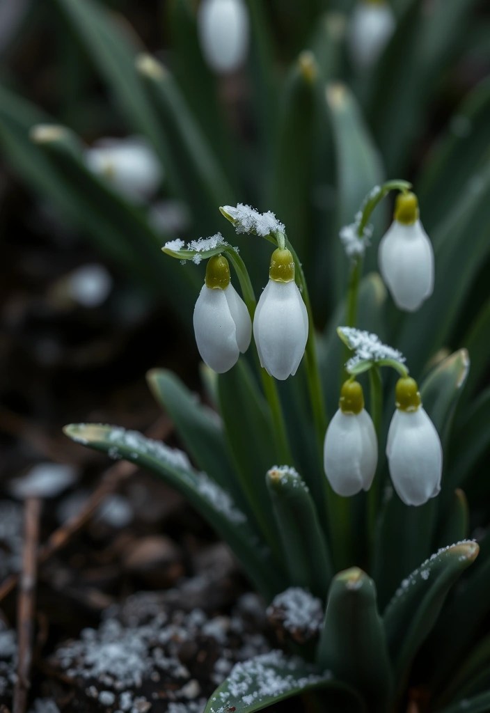 10 Stunning February Flowers That Will Brighten Up Your Winter Days! - 4. Snowdrops: The Delicate Winter Blooms