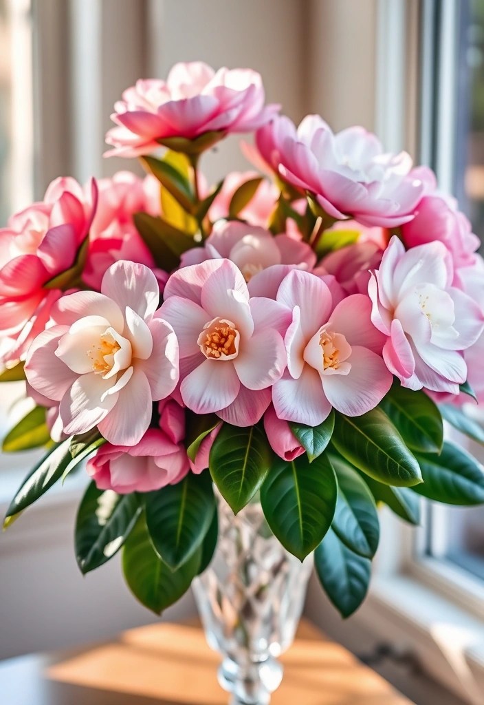 10 Stunning February Flowers That Will Brighten Up Your Winter Days! - 7. Camellias: Timeless Elegance