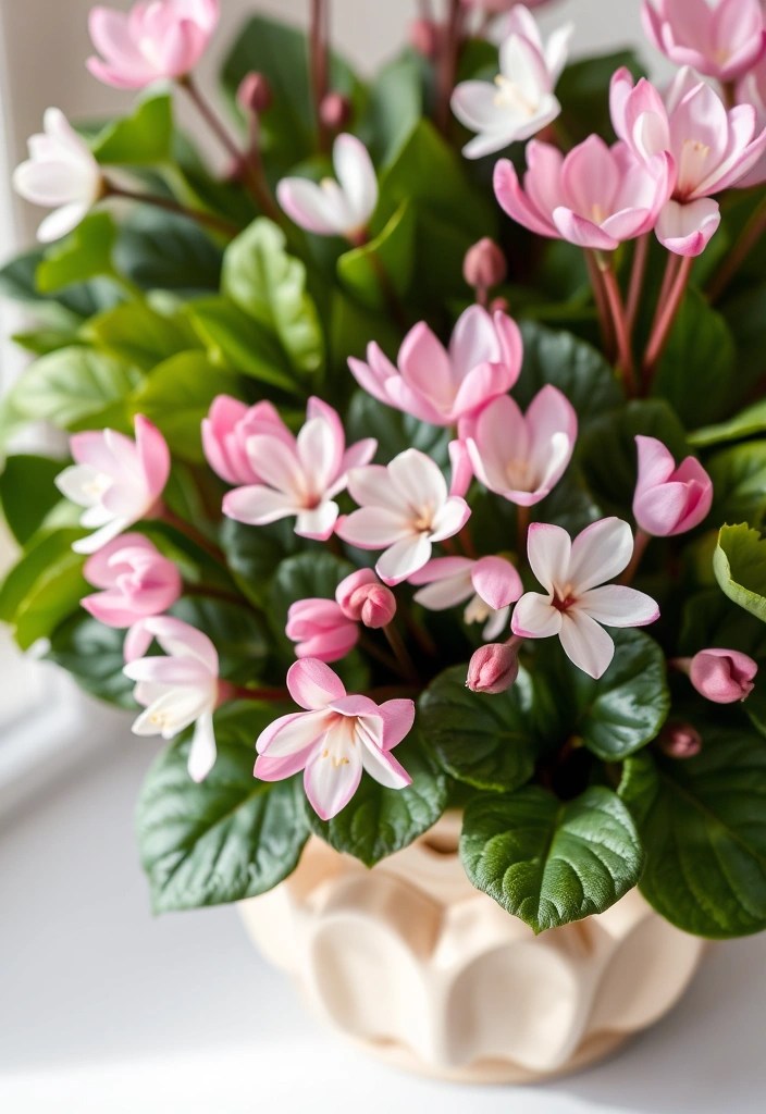 10 Stunning February Flowers That Will Brighten Up Your Winter Days! - 9. Cyclamen: Charming Indoor Blooms