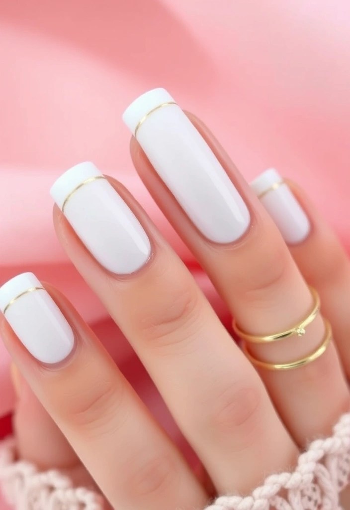 10 Stunning French Tip Nail Designs That Will Elevate Your Manicure Game! - 1. Classic White Tips with a Twist