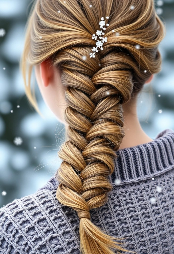 10 Stunning Winter Hair Braids You Can Master in Minutes (You Won't Believe #4!) - 1. The Classic French Braid