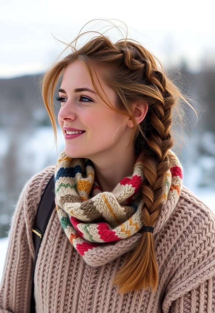 10 Stunning Winter Hair Braids You Can Master in Minutes (You Won't Believe #4!) - 10. The Messy Braid