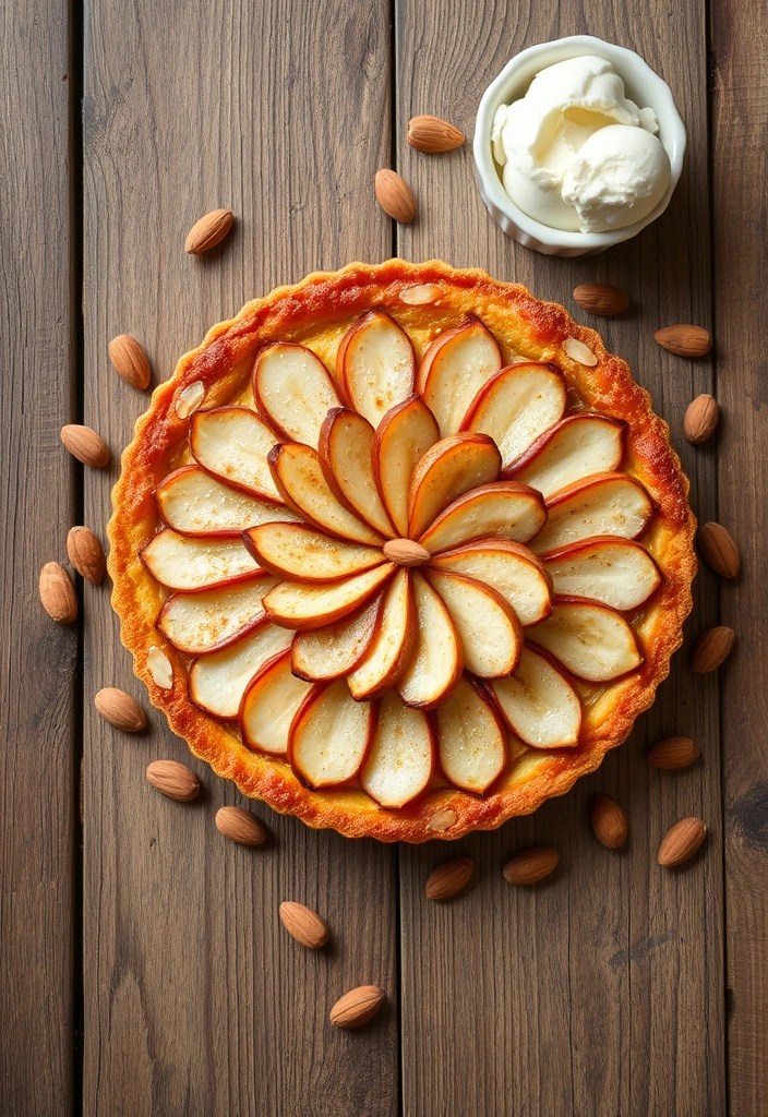 11 Sweet Date Night Desserts That Will Leave You Both Wanting More! - 10. Pear and Almond Tart