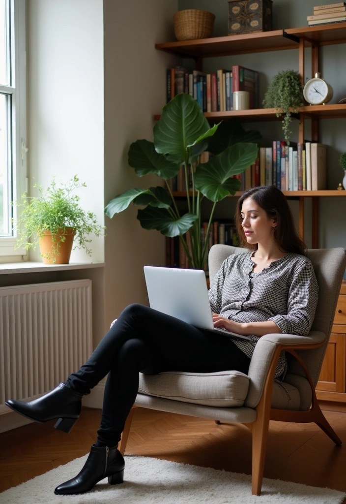 12 Business Casual Outfits Women Swear By (Prepare to Steal #8!) - 9. Casual Yet Chic Tunic and Leggings