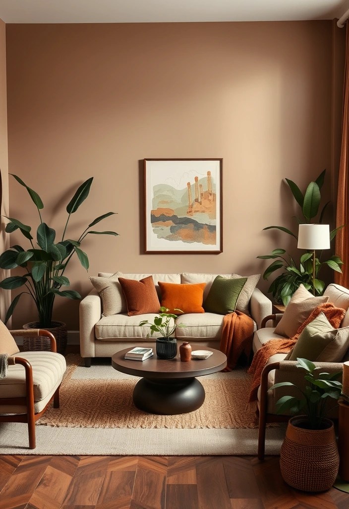 12 February Aesthetic Decor Ideas That’ll Make Your Home Feel Extra Cozy! - 3. Earthy Color Palettes
