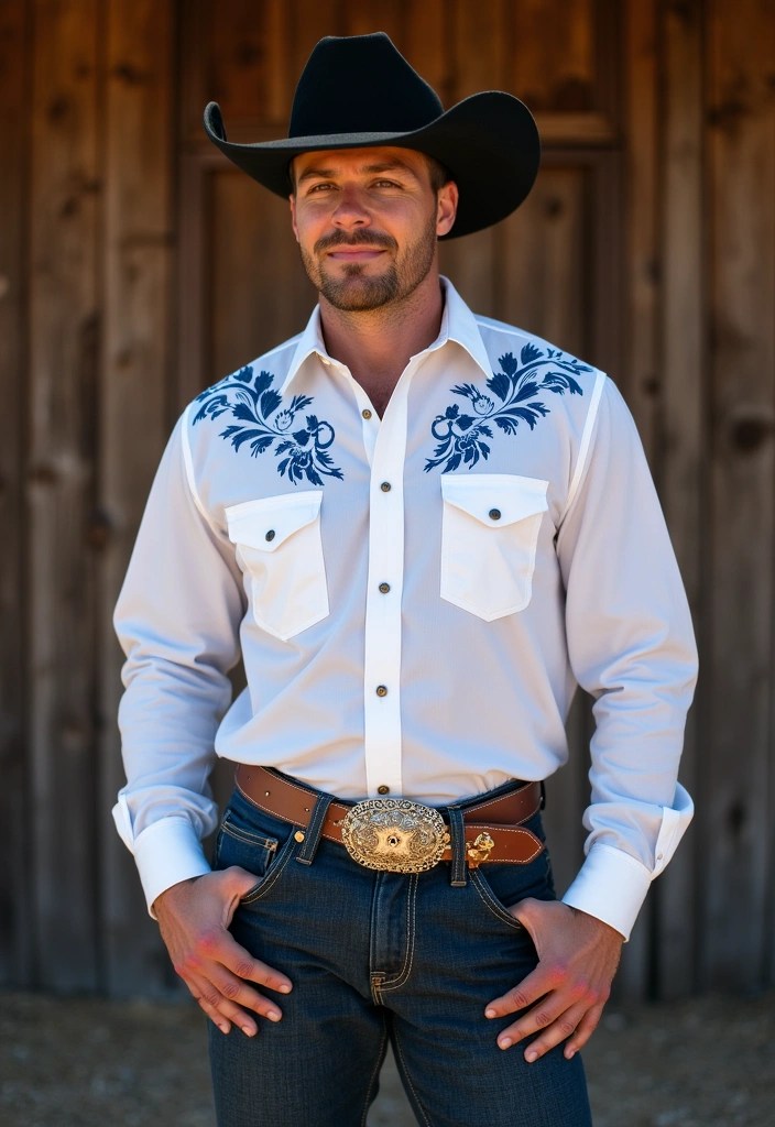 12 Men's Rodeo Outfits That Shout Style and Confidence (Find Your Favorite in #9!) - 1. Classic Western Charm