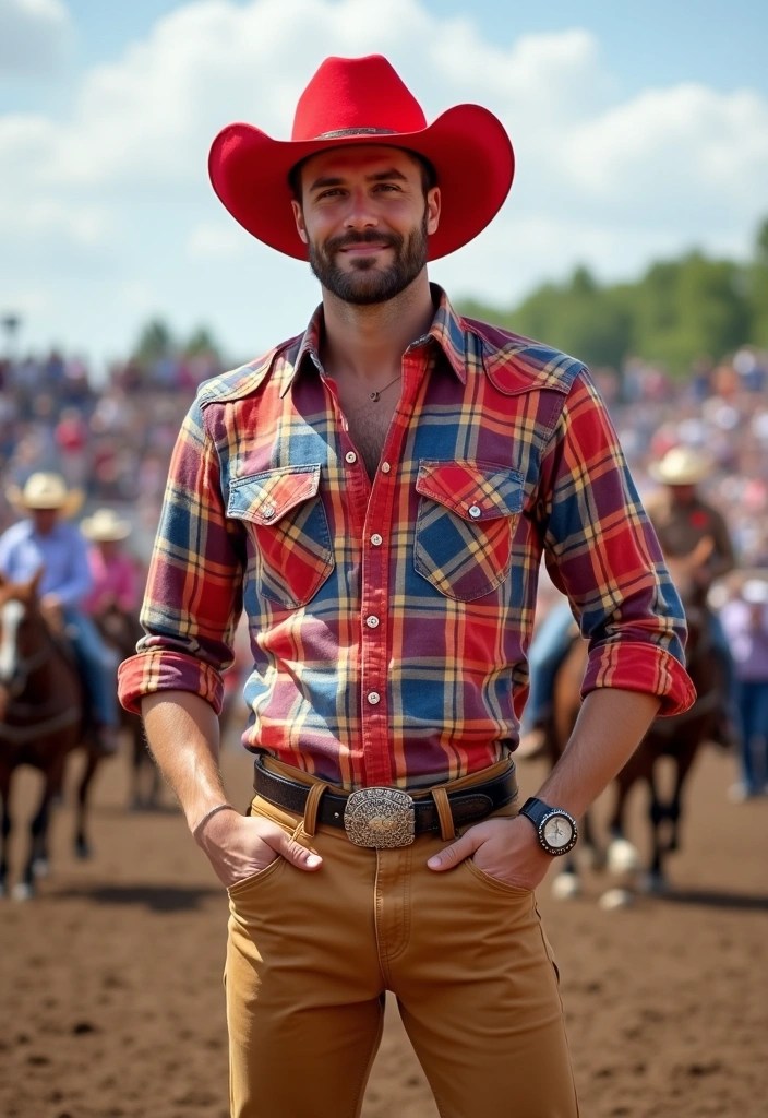 12 Men's Rodeo Outfits That Shout Style and Confidence (Find Your Favorite in #9!) - 2. The Bold Statement