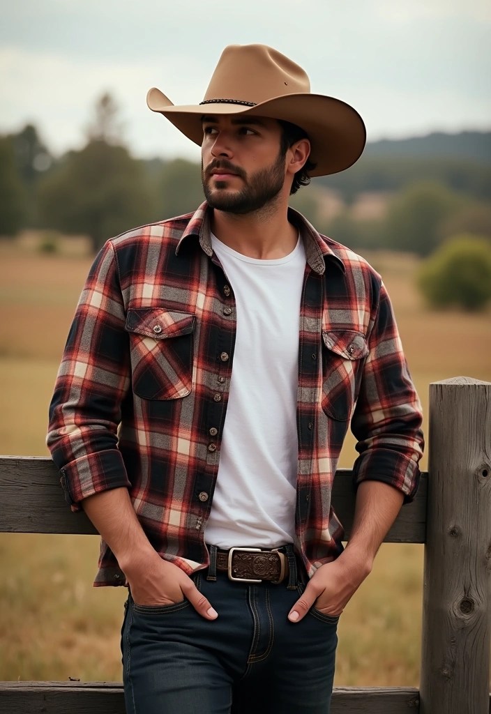 12 Men's Rodeo Outfits That Shout Style and Confidence (Find Your Favorite in #9!) - 3. Rugged and Ready