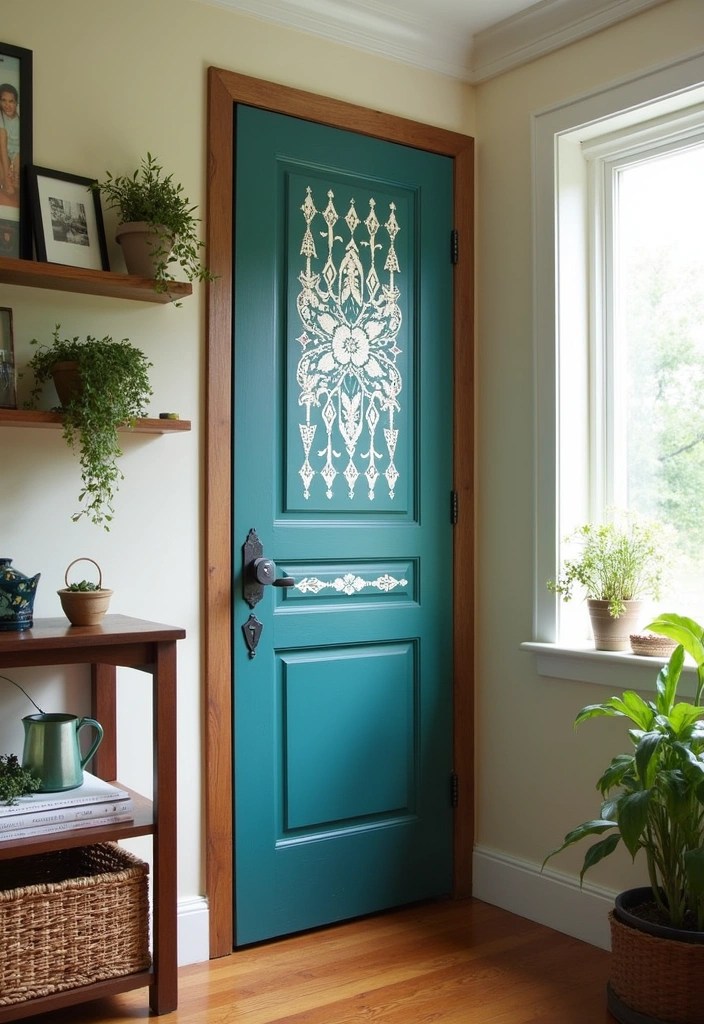 12 Stunning DIY Wall Art Ideas That Will Transform Your Space (You Won't Believe #5!) - 5. Upcycled Door Art