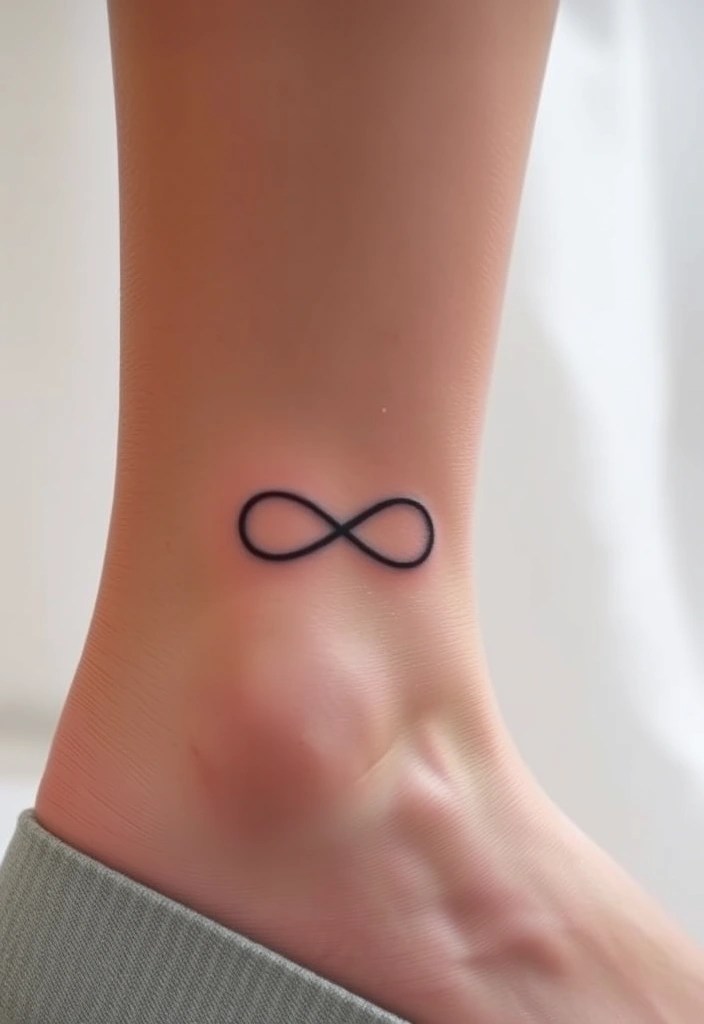 12 Stunning Minimalist Tattoo Ideas That'll Make You Rethink Simplicity! - 10. Minimalist Infinity Symbol