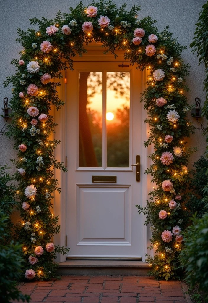 13 Adorable Easter Decorations for Your Front Door That Will Delight Everyone! - 3. Floral Garland