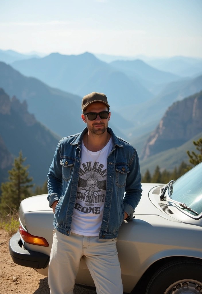 13 Rugged Mens Outdoor Outfits for Your Summer Escapades (Perfect for #7!) - 11. Scenic Road Trip Style