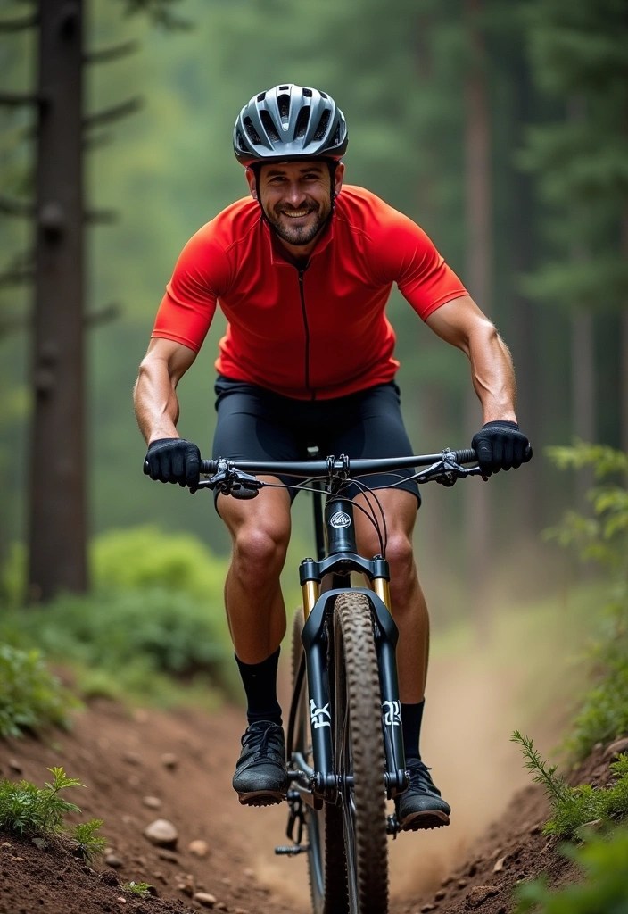 13 Rugged Mens Outdoor Outfits for Your Summer Escapades (Perfect for #7!) - 4. Mountain Biking Ready
