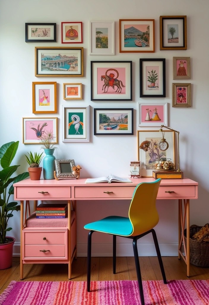 13 WFH Office Setups That'll Skyrocket Your Productivity (and Impress Your Zoom Buddies!) - 5. Artistic Expression