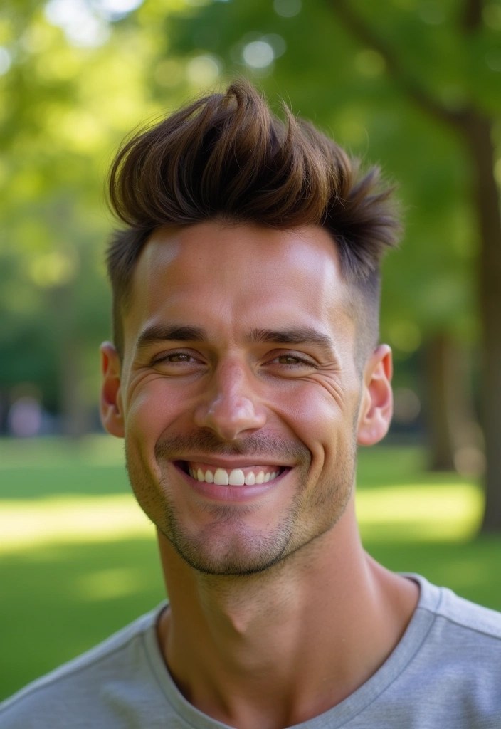 14 Creative Short Hairstyles for Men That Will Make You Stand Out! - 3. The Faux Hawk