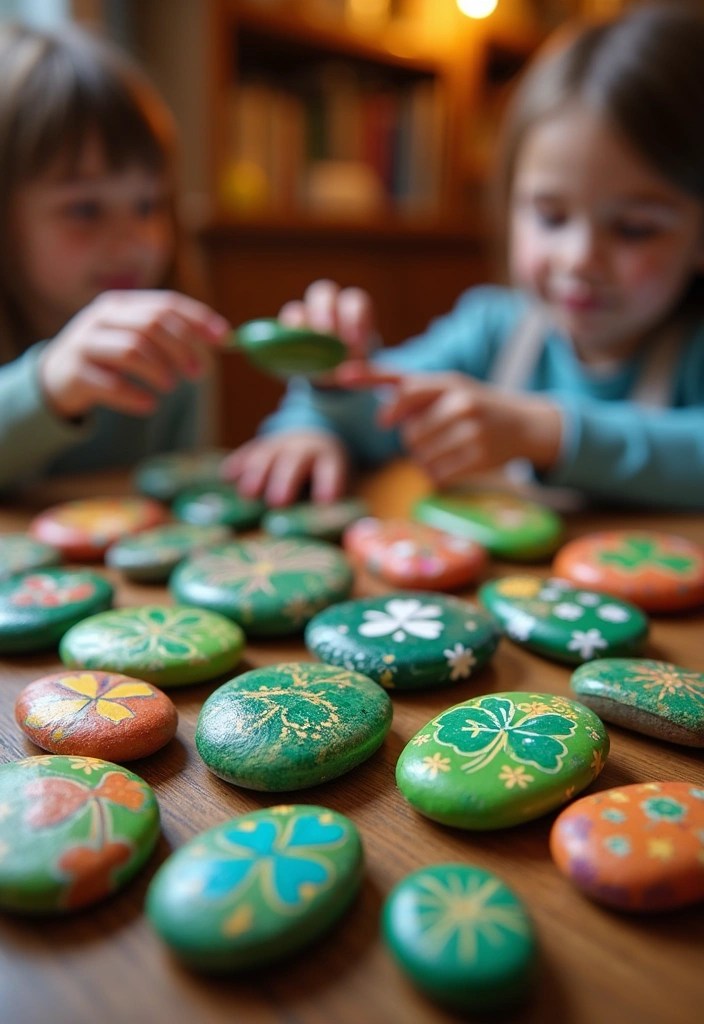 14 Fun St. Patrick's Day Crafts for Kids That Will Keep Them Entertained All Day! - 12. St. Patrick's Day Story Stones