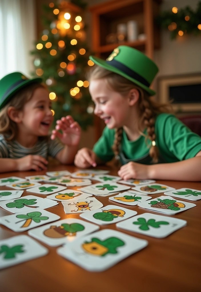 14 Fun St. Patrick's Day Crafts for Kids That Will Keep Them Entertained All Day! - 14. St. Patrick's Day Memory Game
