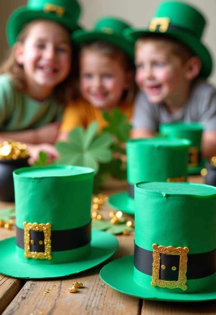14 Fun St. Patrick's Day Crafts for Kids That Will Keep Them Entertained All Day! - 3. Leprechaun Hats