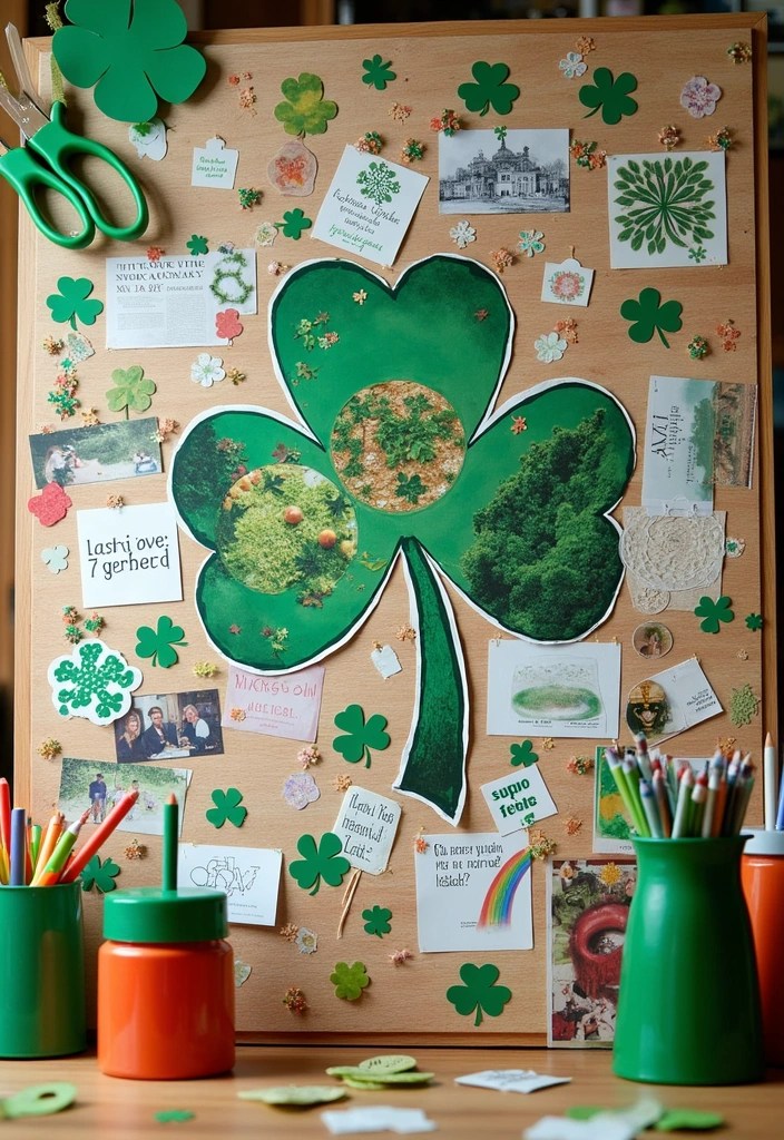 14 Fun St. Patrick's Day Crafts for Kids That Will Keep Them Entertained All Day! - 4. St. Patrick's Day Collage