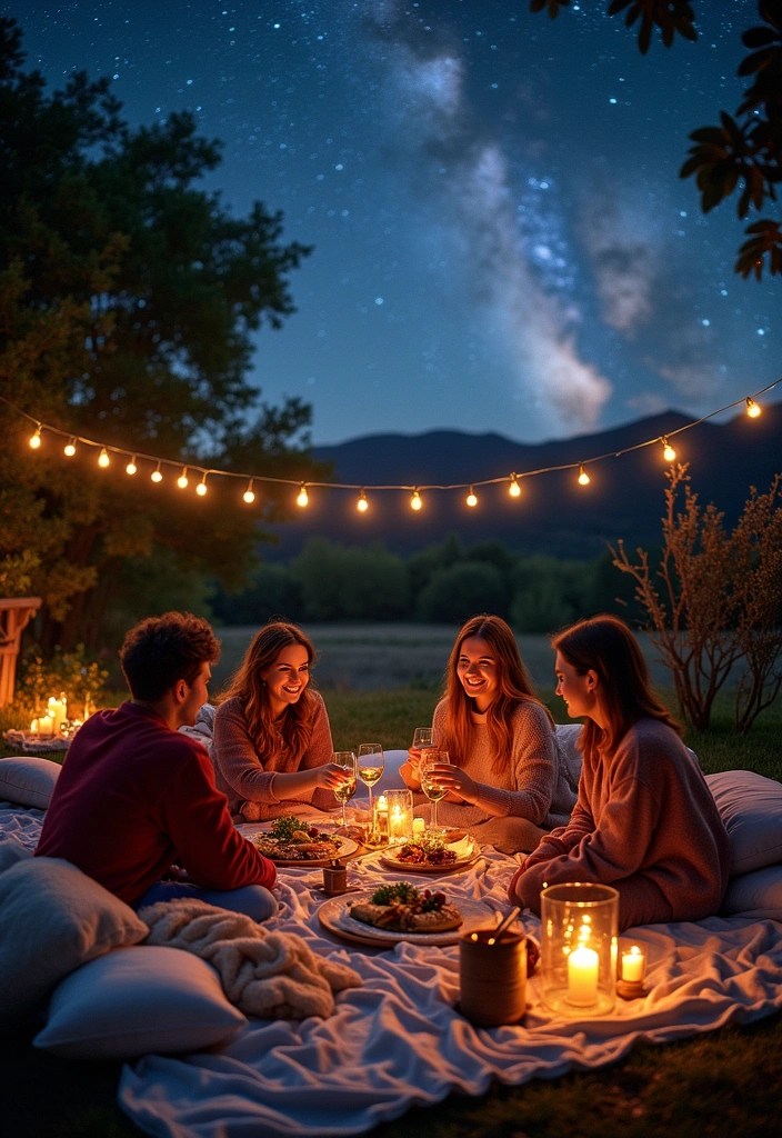 14 Garden Party Themes That Will Elevate Your Outdoor Entertaining to the Next Level! - 10. Under the Stars