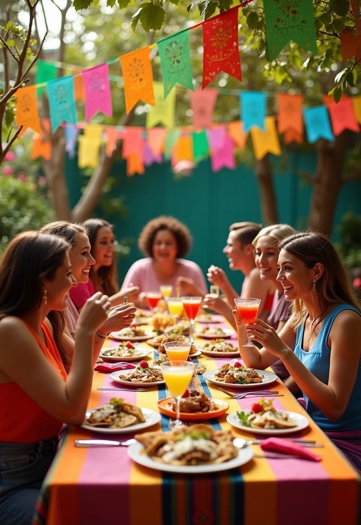 14 Garden Party Themes That Will Elevate Your Outdoor Entertaining to the Next Level! - 9. Colorful Fiesta