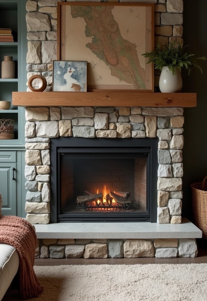 14 Genius Fireplace Layouts That Will Make Your Living Room the Coziest Spot! - 11. Layered Textures