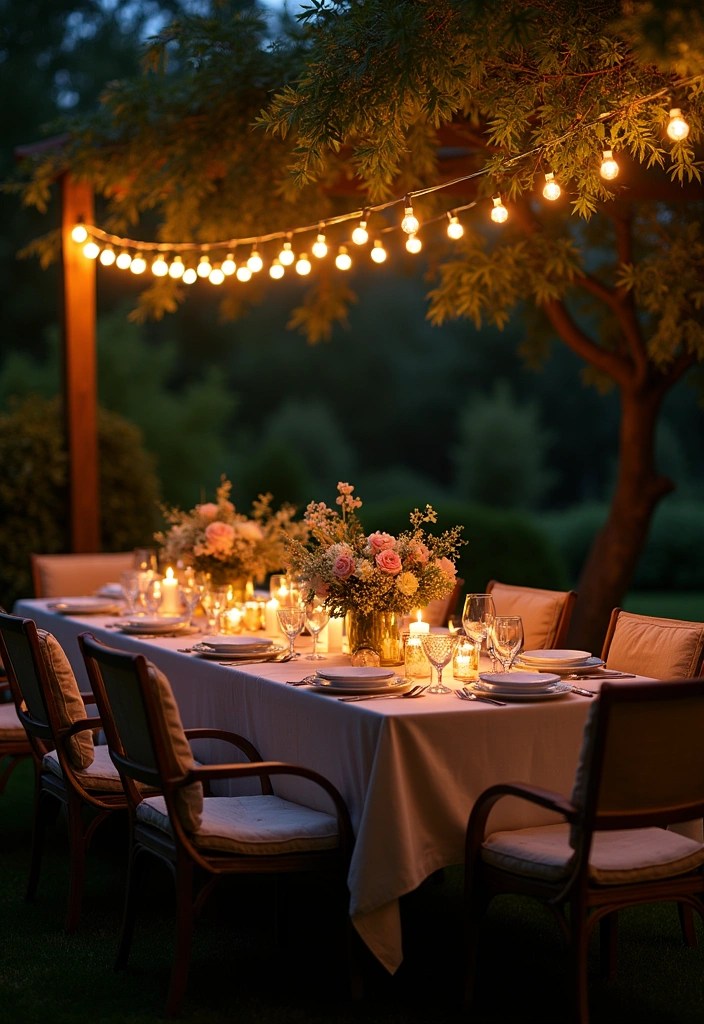 14 Magical Summer House Lighting Ideas That Will Make Your Evenings Enchanting! - 13. Under-Table Lighting