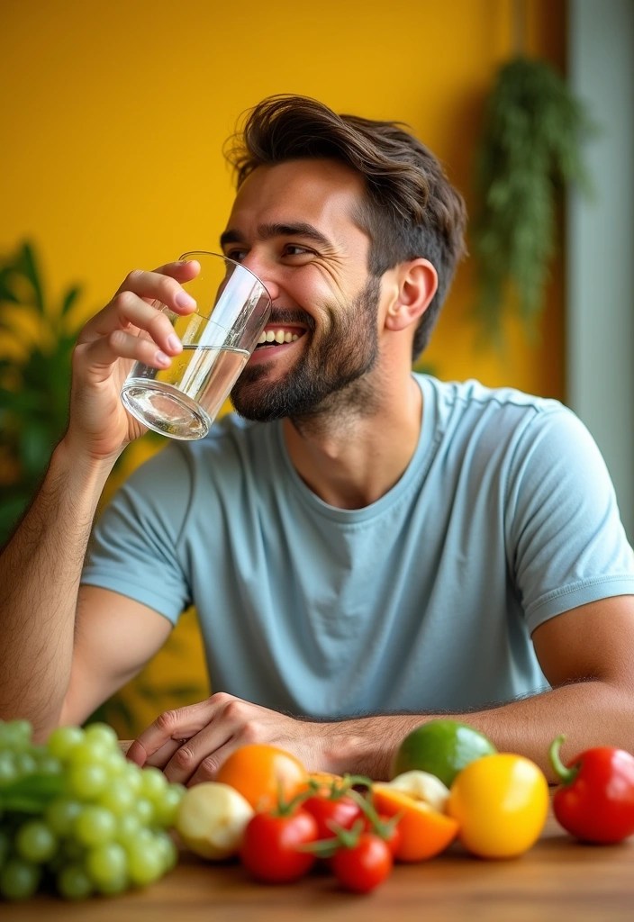 14 Men's Hair Care Tips That'll Transform Your Look (You Won't Believe #6!) - 10. Hydrate from the Inside Out