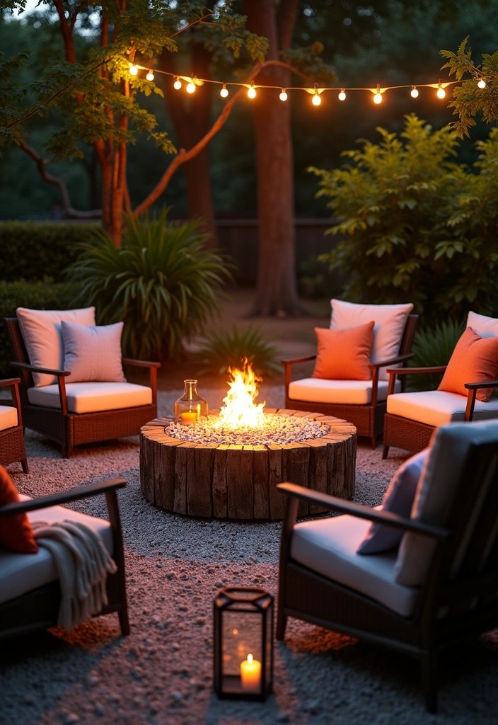 14 Outdoor Living Space Hacks That’ll Make Your Backyard Feel Like a Vacation (Check Out #5!) - 1. Cozy Fire Pit Area
