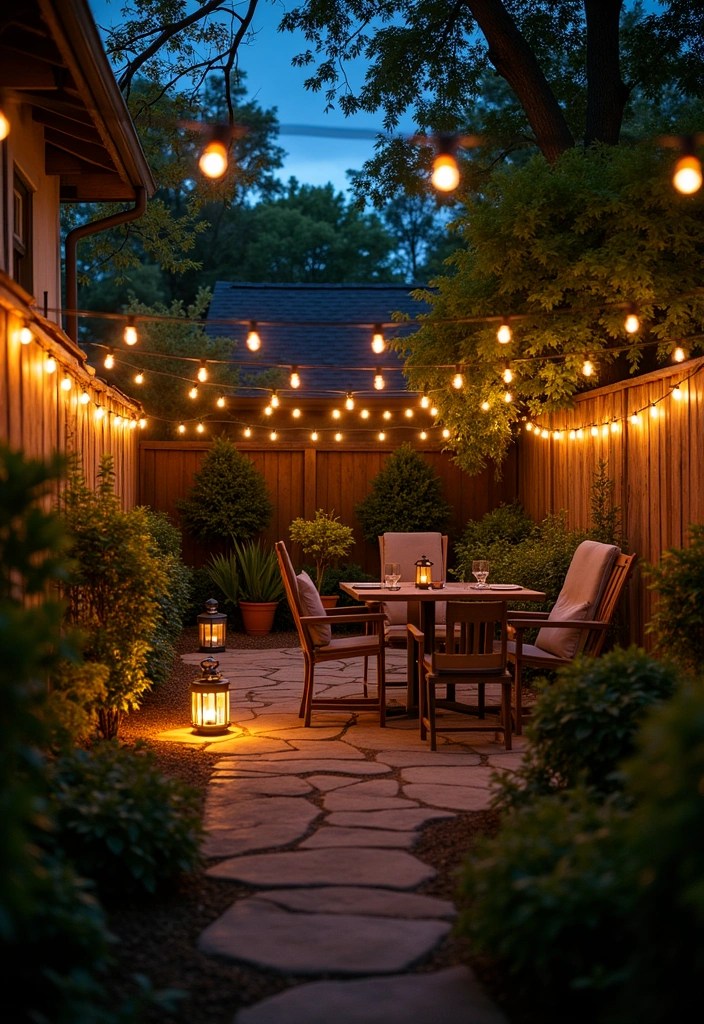 14 Outdoor Living Space Hacks That’ll Make Your Backyard Feel Like a Vacation (Check Out #5!) - 3. Ambient Lighting Solutions