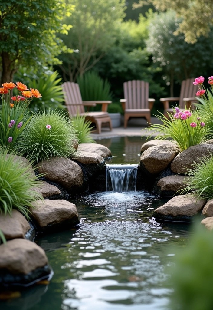 14 Outdoor Living Space Hacks That’ll Make Your Backyard Feel Like a Vacation (Check Out #5!) - 8. Water Features for Serenity