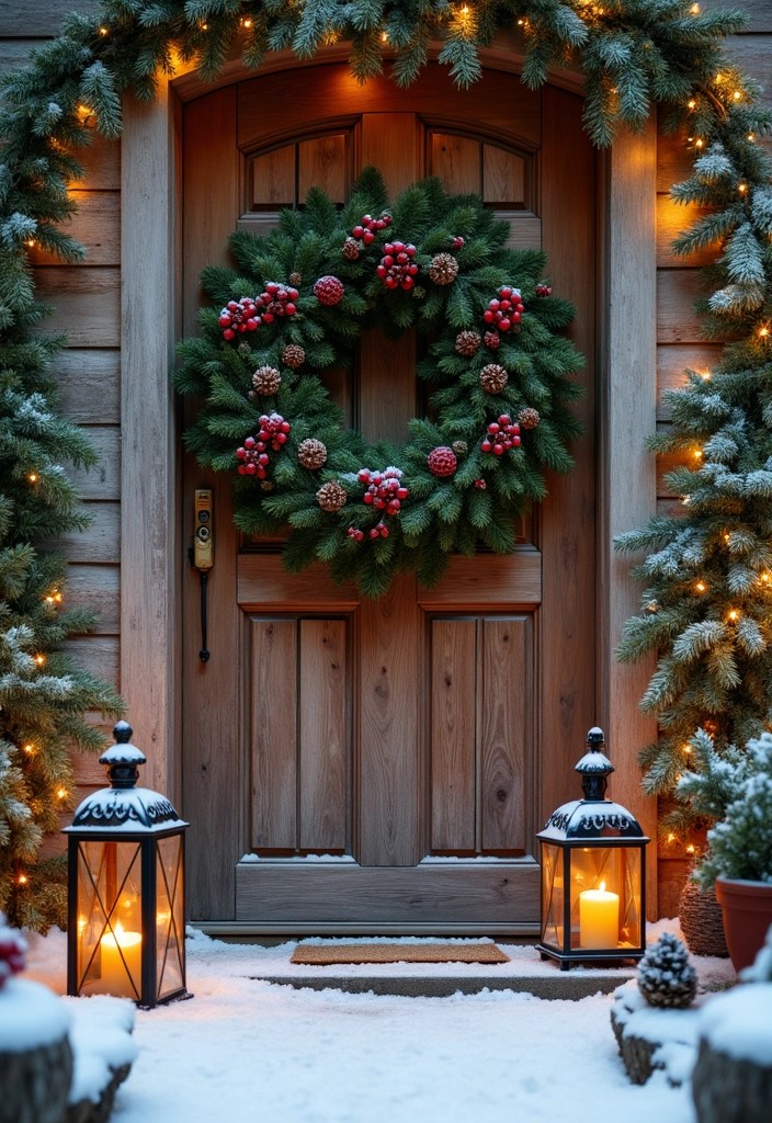 14 Seasonal Garden Decor Ideas That'll Bring Joy All Year Round (You’ll Love #6!) - 4. Winter Wonderland Wreaths