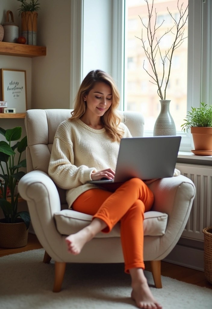 15 Cute Professional Outfits That'll Make You the Best-Dressed in the Office! - 5. Smart Casual Chinos & Sweater