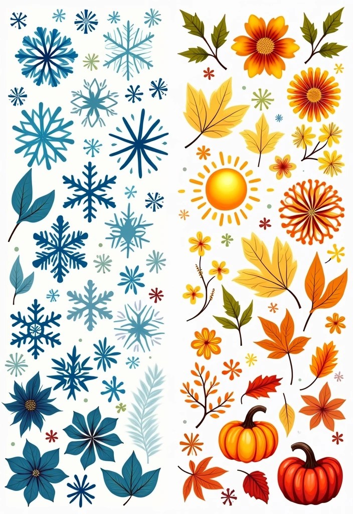 15 Easy Doodle Art Ideas That Will Spark Your Creativity (You’ll Be Surprised by #9!) - 14. Seasonal Themes