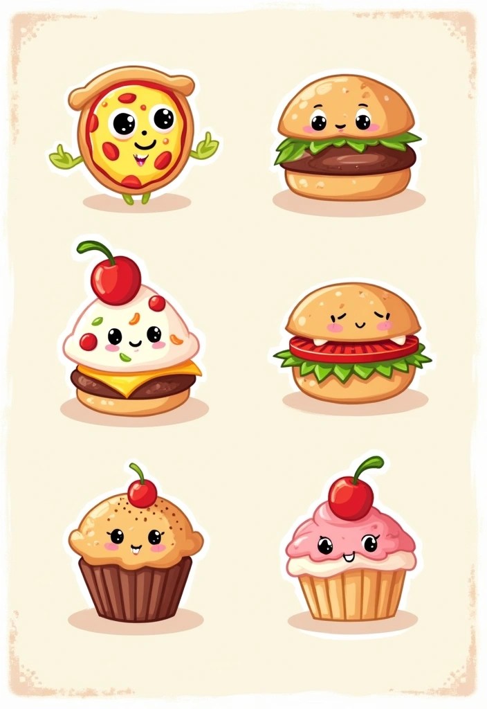 15 Easy Doodle Art Ideas That Will Spark Your Creativity (You’ll Be Surprised by #9!) - 5. Food Doodles