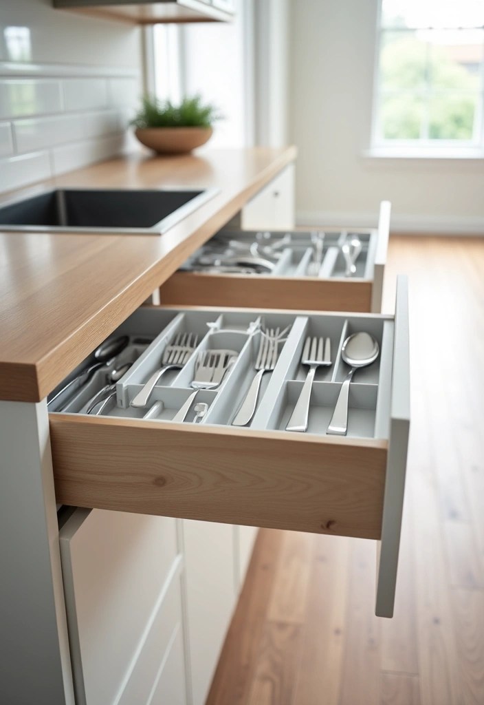 15 Genius Kitchen Storage Ideas That'll Make You Say 'Why Didn't I Think of That?!' - 7. Drawer Organizers
