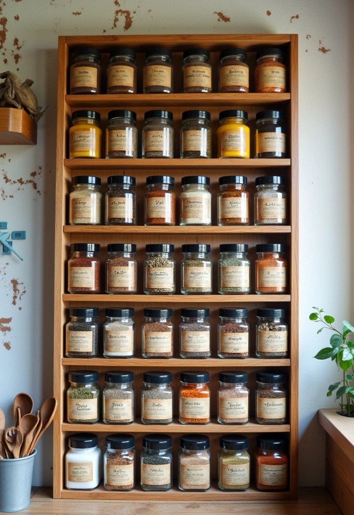 15 Genius Kitchen Storage Ideas That'll Make You Say 'Why Didn't I Think of That?!' - 9. Vertical Spice Racks
