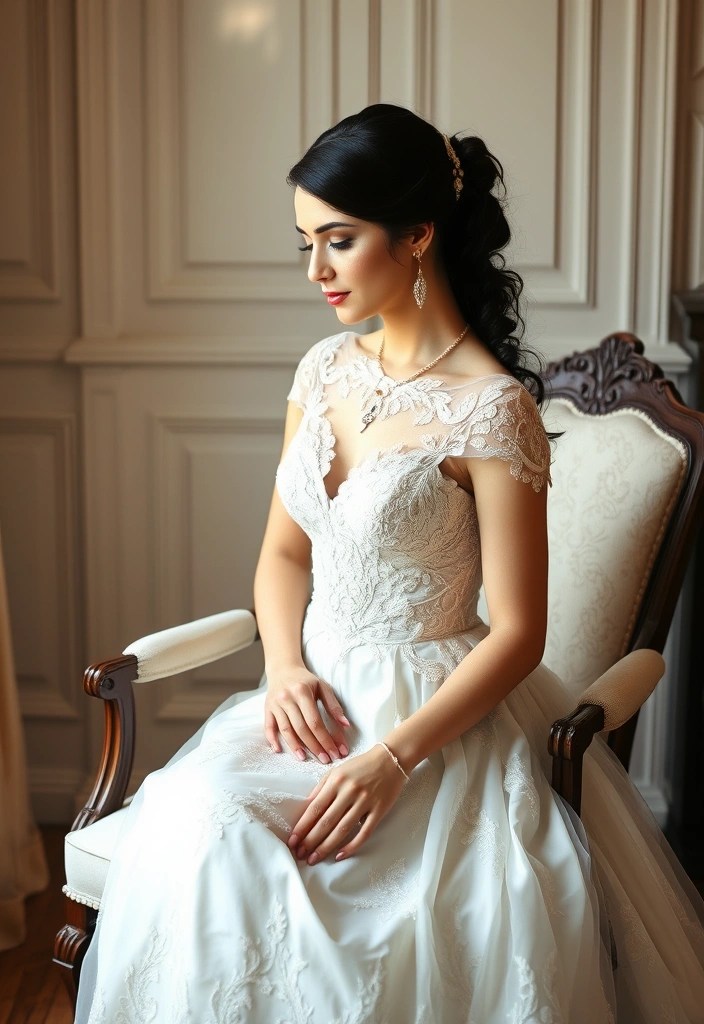 15 Gorgeous Boho Wedding Dresses That Will Make You Want to Say 'I Do' Today! - 12. The Vintage Elegance