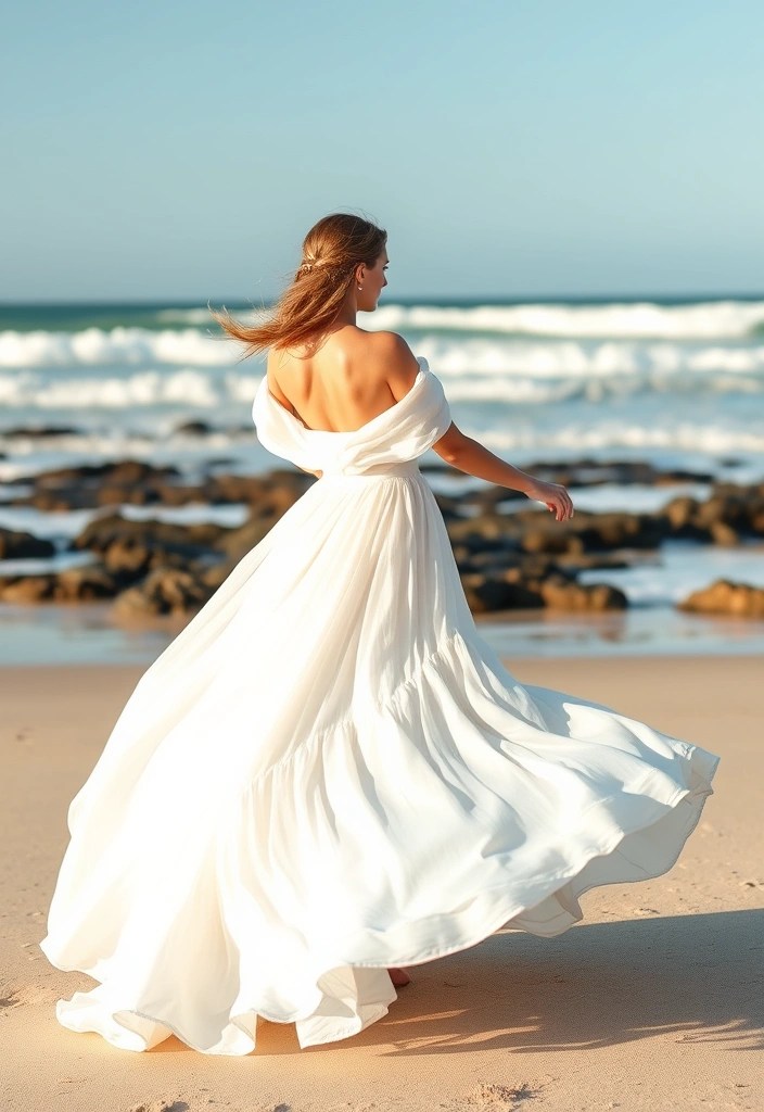 15 Gorgeous Boho Wedding Dresses That Will Make You Want to Say 'I Do' Today! - 2. The Flowing Goddess