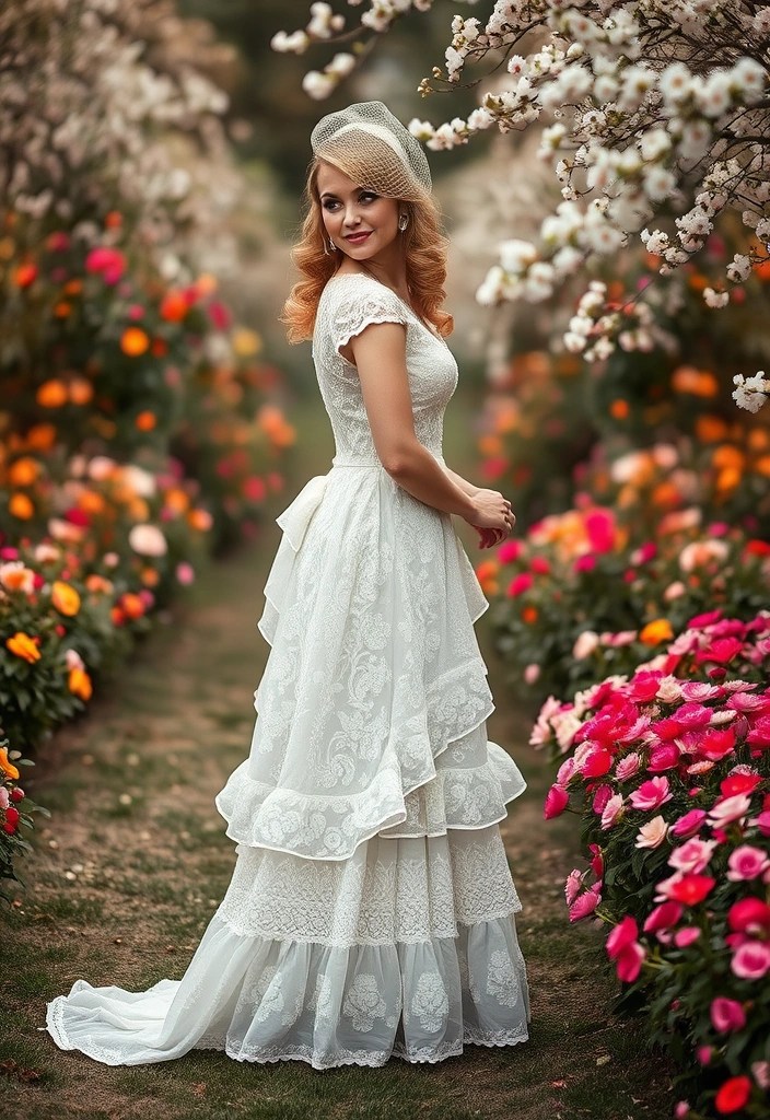 15 Gorgeous Boho Wedding Dresses That Will Make You Want to Say 'I Do' Today! - 4. The Vintage Whimsy
