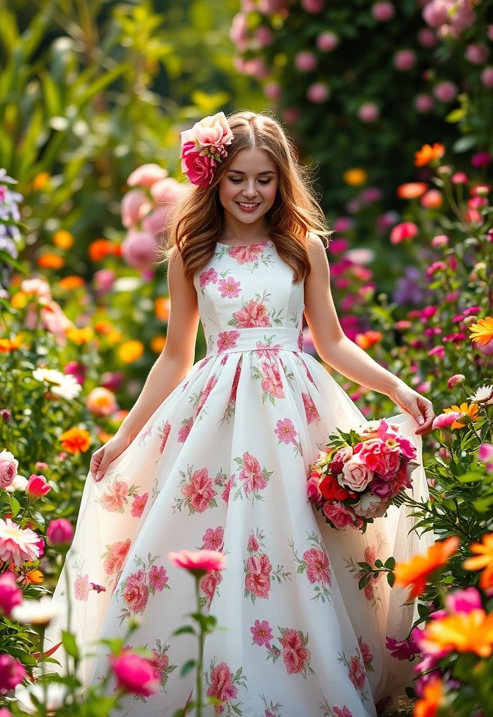 15 Gorgeous Boho Wedding Dresses That Will Make You Want to Say 'I Do' Today! - 8. The Flower Child