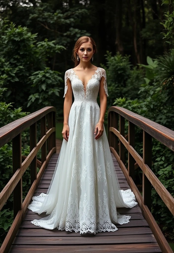 15 Gorgeous Boho Wedding Dresses That Will Make You Want to Say 'I Do' Today! - 9. The Boho Lace Overlay