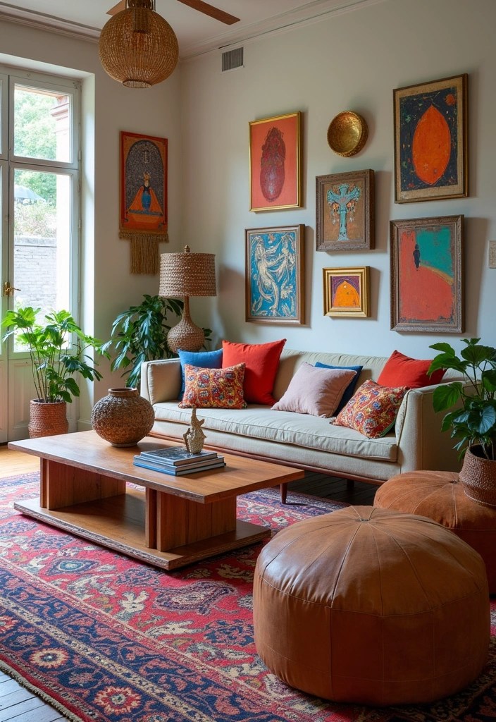 15 Jaw-Dropping Interior Design Ideas That Will Transform Your Space (Don't Miss #8!) - 13. Artistic Touches: Infuse Your Space with Creativity