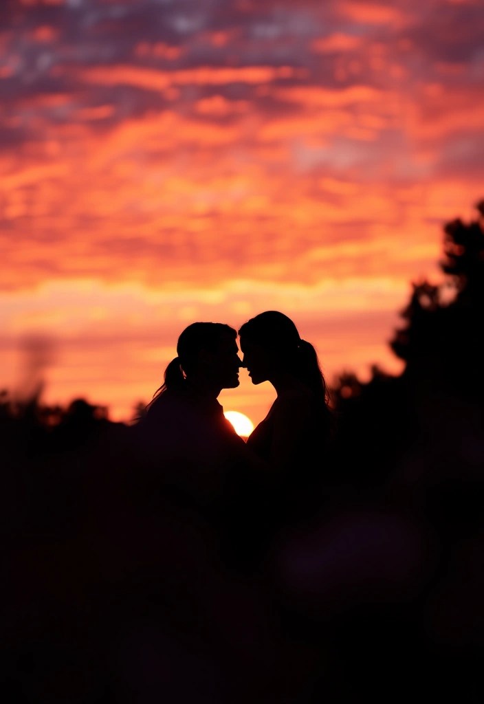 15 Stunning February Wallpapers That Will Make Your Heart Skip a Beat! - 11. Romantic Silhouettes