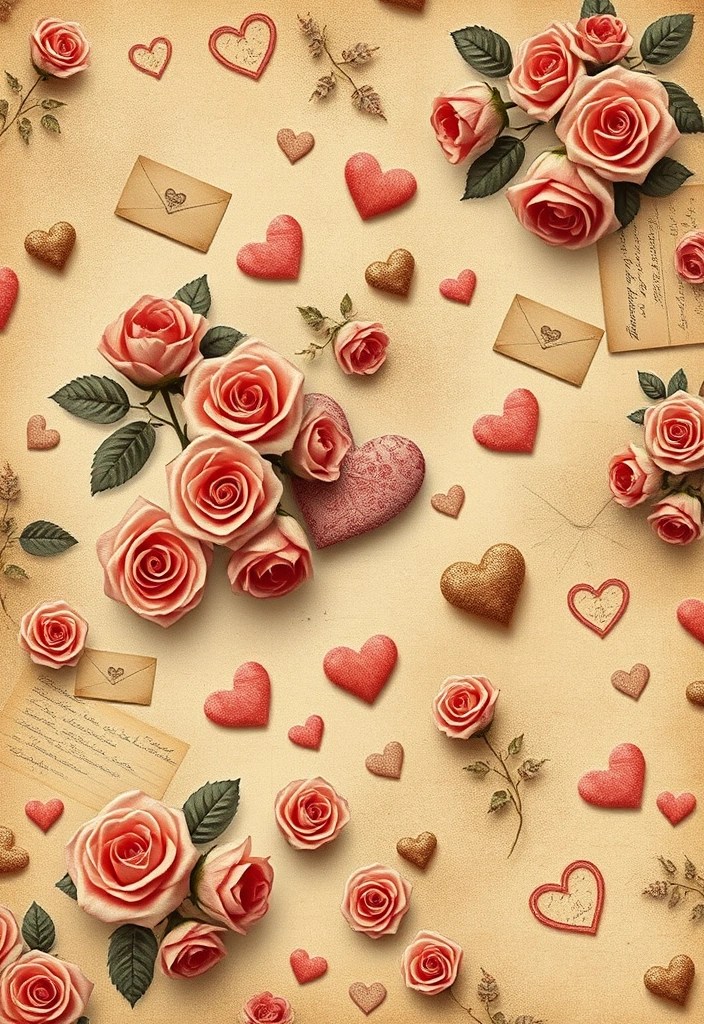 15 Stunning February Wallpapers That Will Make Your Heart Skip a Beat! - 6. Vintage Valentine