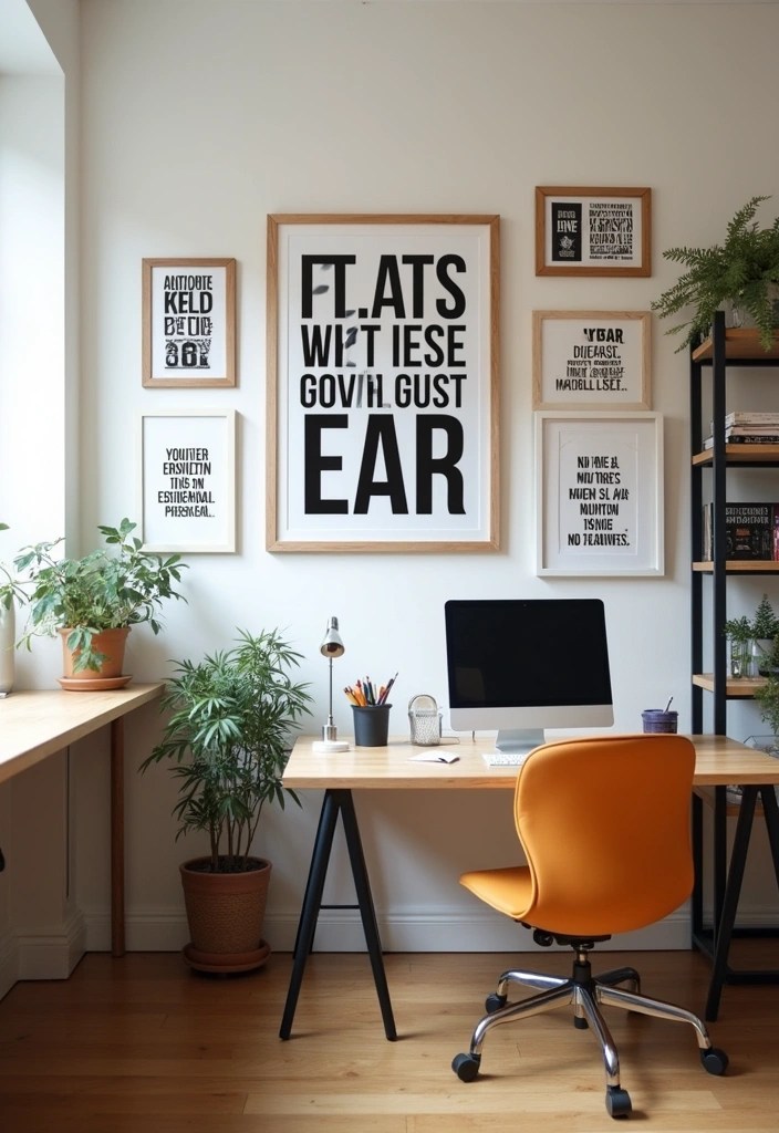 16 Modern Office Decor Trends That Will Impress Your Clients (Don't Miss #4!) - 10. Inspirational Quotes