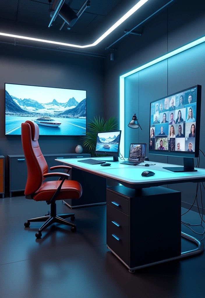 16 Modern Office Decor Trends That Will Impress Your Clients (Don't Miss #4!) - 4. Smart Technology Integration