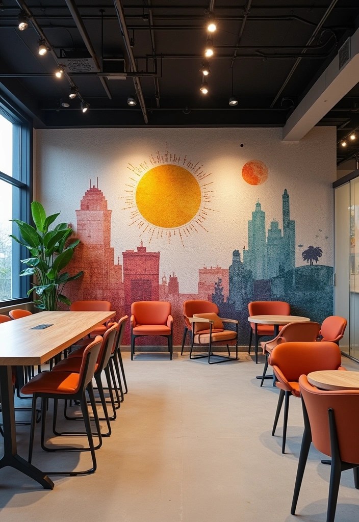 16 Modern Office Decor Trends That Will Impress Your Clients (Don't Miss #4!) - 7. Artistic Elements