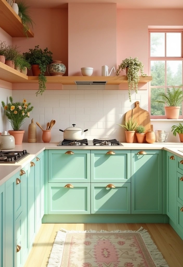 16 Vibrant Spring Color Palettes That Will Revitalize Your Home Decor! - 14. Fresh Mint and Peach