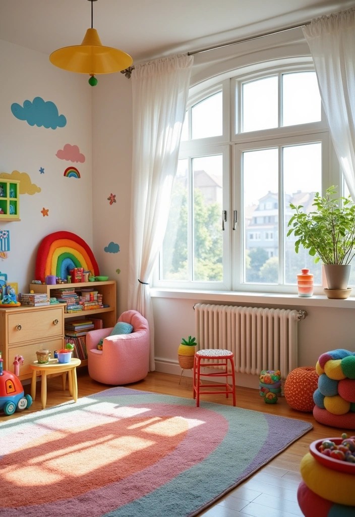 16 Vibrant Spring Color Palettes That Will Revitalize Your Home Decor! - 8. Playful Rainbow Spectrum